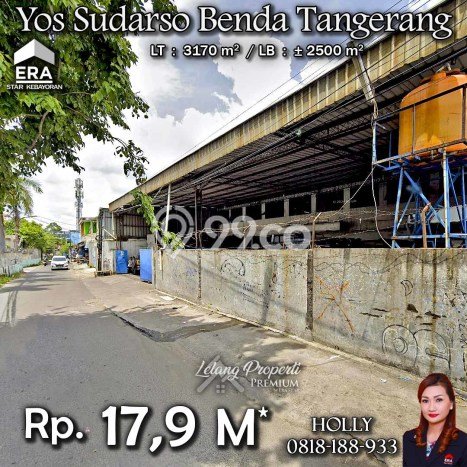 Gudang Dijual di Tangerang LT 3170m2 & LB 2500m2 Lokasi Terbaik! Gudang Dijual di Tangerang LT 3170m2 & LB 2500m2 Lokasi Terbaik!
