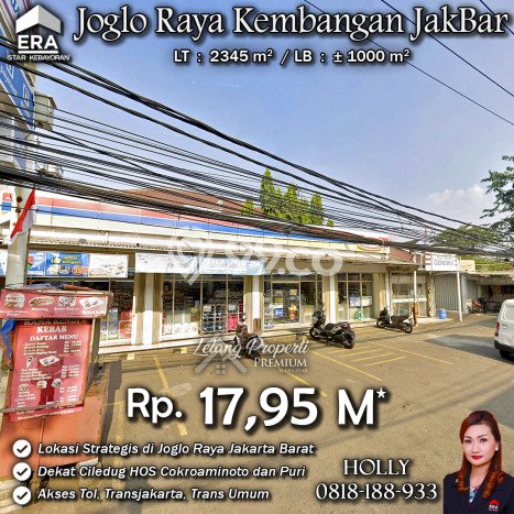 Unit Komersial Dijual di Jakarta Barat LT 2345m2 & LB 1000m2 Unit Komersial Dijual di Jakarta Barat LT 2345m2 & LB 1000m2