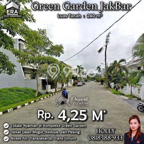 Dijual Tanah 240m2 di Green garden, Jakarta Barat Dijual Tanah 240m2 di Green garden, Jakarta Barat