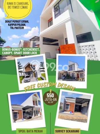 Rumah Modern 2 KT di Cihanjuang Bandung Unfurnished Rumah Modern 2 KT di Cihanjuang Bandung Unfurnished