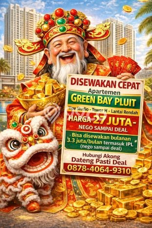 Disewakan Apartemen Terjangkau 1 BR di Pluit Jakarta Utara Disewakan Apartemen Terjangkau 1 BR di Pluit Jakarta Utara