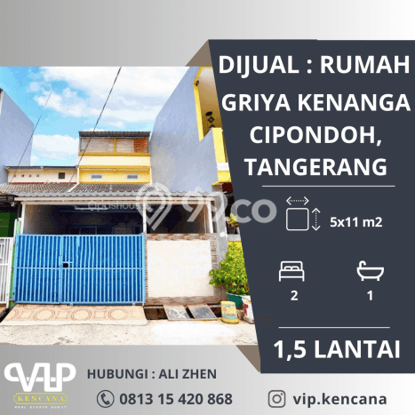 Dijual Cepat Rumah Favorit Siap Huni LB 55m2 di Cipondoh, Tangerang Dijual Cepat Rumah Favorit Siap Huni LB 55m2 di Cipondoh, Tangerang