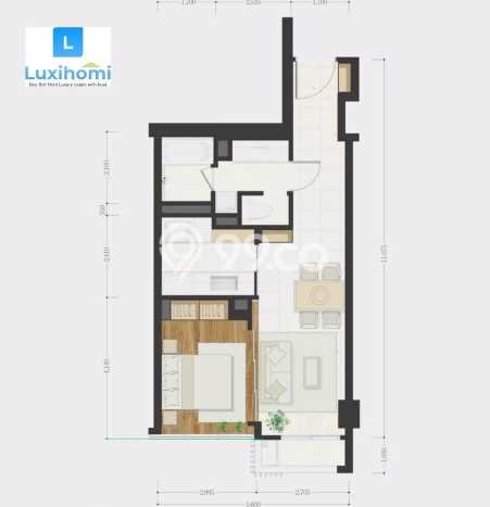 Unit Apartemen Eksklusif Dijual di Cilandak dengan 1 BR Unit Apartemen Eksklusif Dijual di Cilandak dengan 1 BR
