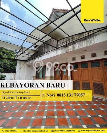 Rumah Eksklusif Siap Huni LT 200m2 di Kebayoran Baru, Jakarta Selatan Rumah Eksklusif Siap Huni LT 200m2 di Kebayoran Baru, Jakarta Selatan