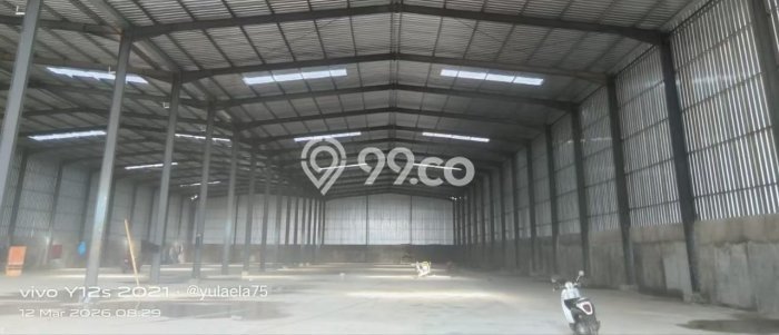 Untuk Disewa Gudang di BSD Tangerang Selatan LT 5300m2, LB 4080m2 Untuk Disewa Gudang di BSD Tangerang Selatan LT 5300m2, LB 4080m2