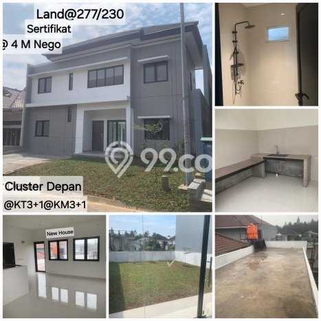 Ready to Use! Premium House LT 277m2 Desain Modern di Sentul City Ready to Use! Premium House LT 277m2 Desain Modern di Sentul City