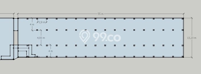 Unit Gudang Paling Strategis di Banguntapan Bantul dengan LB 1250m2 Unit Gudang Paling Strategis di Banguntapan Bantul dengan LB 1250m2