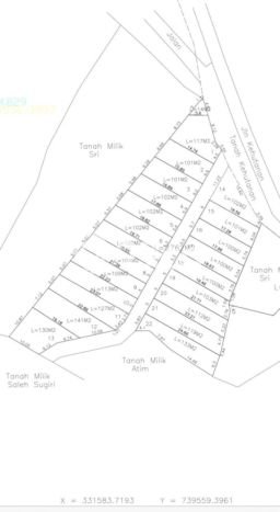 Dijual Tanah 141m2 di Bandung Timur, Bandung Dijual Tanah 141m2 di Bandung Timur, Bandung