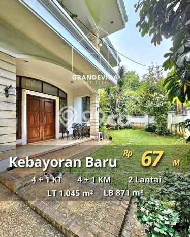 Hunian Eksklusif Siap Huni LT 1045m2 di Kebayoran Baru, Jakarta Selatan Hunian Eksklusif Siap Huni LT 1045m2 di Kebayoran Baru, Jakarta Selatan