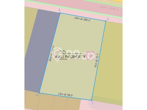 Lahan untuk Dijual di Denpasar Barat Denpasar Luas 700m2 Lahan untuk Dijual di Denpasar Barat Denpasar Luas 700m2