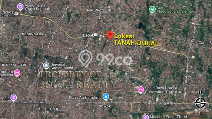 Dijual Tanah Lokasi Condong Catur, Sleman Seluas 308m2 Dijual Tanah Lokasi Condong Catur, Sleman Seluas 308m2