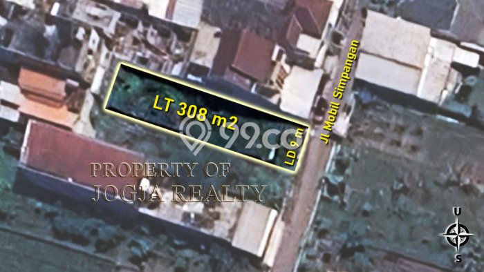 Dijual Tanah Lokasi Condong Catur, Sleman Seluas 308m2 Dijual Tanah Lokasi Condong Catur, Sleman Seluas 308m2