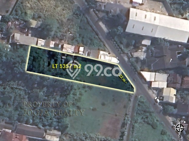 Lahan Kosong Dijual di Gamping, Sleman, Luas 1357m2 Area Strategis Lahan Kosong Dijual di Gamping, Sleman, Luas 1357m2 Area Strategis
