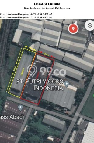 Lokasi Strategis! Dijual Gudang Bisnis di Gempol, Pasuruan Kondisi Bagus Lokasi Strategis! Dijual Gudang Bisnis di Gempol, Pasuruan Kondisi Bagus