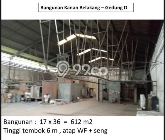 Pabrik Dijual di Gedangan LT 3910m2, LB 2028m2 untuk Investasi Pabrik Dijual di Gedangan LT 3910m2, LB 2028m2 untuk Investasi