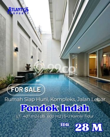 Jual Rumah Mewah Megah Dengan View Cantik di Pondok Indah, Jakarta Selatan Jual Rumah Mewah Megah Dengan View Cantik di Pondok Indah, Jakarta Selatan