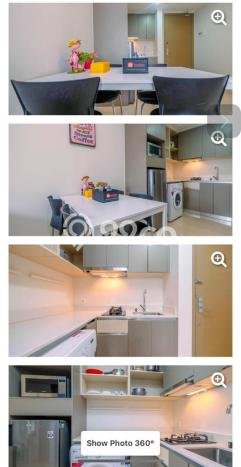 For Rent Apartemen di Pantai Indah Kapuk, 1 KM, Luas 51m², City View For Rent Apartemen di Pantai Indah Kapuk, 1 KM, Luas 51m², City View