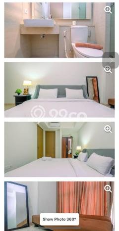 For Rent Apartemen di Pantai Indah Kapuk, 1 KM, Luas 51m², City View For Rent Apartemen di Pantai Indah Kapuk, 1 KM, Luas 51m², City View
