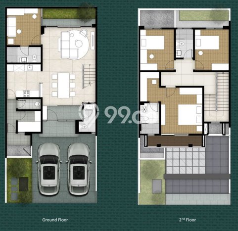 Jual Rumah Luas Elegan Dengan View Cantik di BSD City, Tangerang Jual Rumah Luas Elegan Dengan View Cantik di BSD City, Tangerang