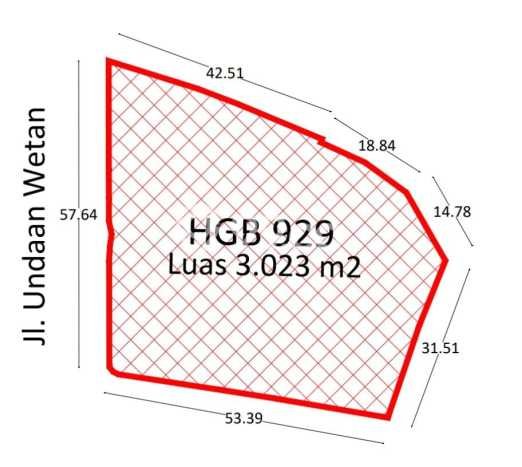 AREA PROSPEKTIF! Tanah di Genteng, Luas 3023m2m², Akses Fasilitas Umum AREA PROSPEKTIF! Tanah di Genteng, Luas 3023m2m², Akses Fasilitas Umum