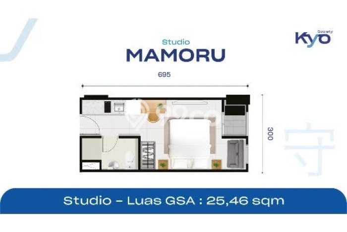 Apartemen Terjangkau di Tenggilis Mejoyo Surabaya dengan 1 KT & 1 KM Apartemen Terjangkau di Tenggilis Mejoyo Surabaya dengan 1 KT & 1 KM