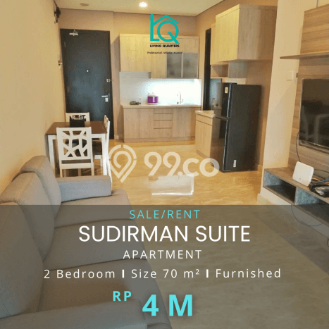 Apartemen Disewakan 2 Kamar Murah Siap Huni di Jakarta Selatan, Luas 70m2 Apartemen Disewakan 2 Kamar Murah Siap Huni di Jakarta Selatan, Luas 70m2
