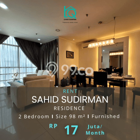 Apartemen Nyaman untuk Disewa, 2 Kamar di Jakarta Selatan Apartemen Nyaman untuk Disewa, 2 Kamar di Jakarta Selatan