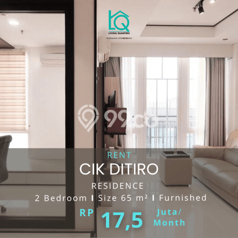 Ada Kamar Apartemen Murah Disewa di Menteng, Jakarta Pusat 2 BR Ada Kamar Apartemen Murah Disewa di Menteng, Jakarta Pusat 2 BR