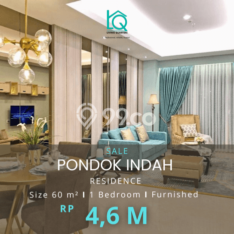 Siap Huni Apartemen Prestisius di Pondok Indah 1 Kamar & 0 Kamar Mandi Siap Huni Apartemen Prestisius di Pondok Indah 1 Kamar & 0 Kamar Mandi
