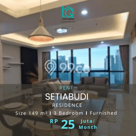 Sewa Apartemen Murah di Setiabudi 3 Bedroom Sewa Apartemen Murah di Setiabudi 3 Bedroom