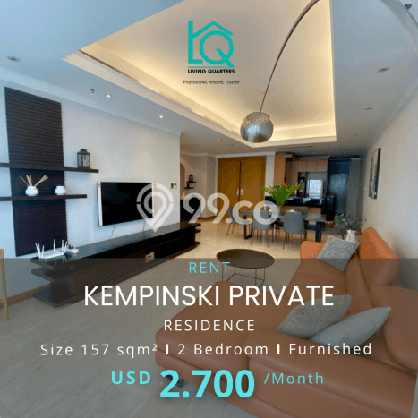 Apartemen Disewakan 2 Kamar Hemat Siap Huni di Jakarta Pusat, Luas 157m2 Apartemen Disewakan 2 Kamar Hemat Siap Huni di Jakarta Pusat, Luas 157m2