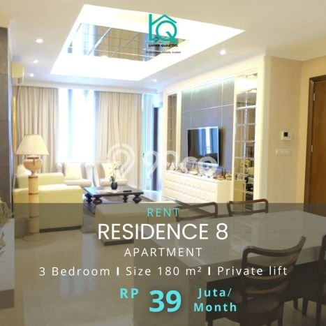 Apartemen Strategis 180m2 di Senopati Jakarta Selatan 3 Bedroom Apartemen Strategis 180m2 di Senopati Jakarta Selatan 3 Bedroom