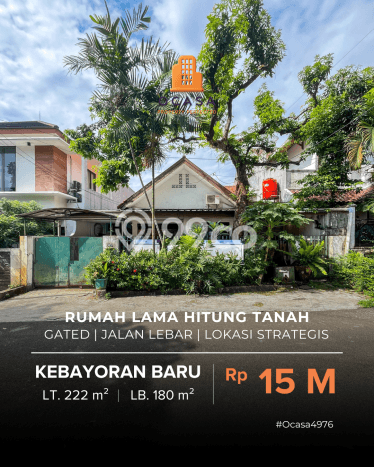 Rumah Eksklusif Siap Huni LT 222m2 di Kebayoran Baru, Jakarta Selatan Rumah Eksklusif Siap Huni LT 222m2 di Kebayoran Baru, Jakarta Selatan