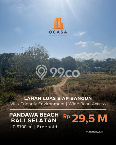 Tanah Dijual Area Strategis di Kutuh Badung 9700m2 Tanah Dijual Area Strategis di Kutuh Badung 9700m2
