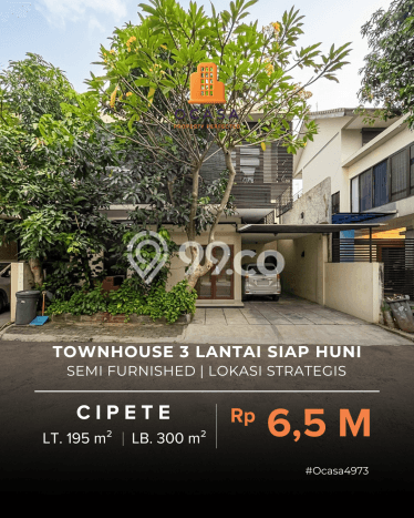 Jual Rumah Mewah Megah Dengan View Cantik di Cipete, Jakarta Selatan Jual Rumah Mewah Megah Dengan View Cantik di Cipete, Jakarta Selatan