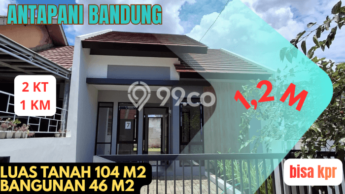 FEATURED! Rumah Asri di Antapani, Luas 104m2m² LB 46m2m² FEATURED! Rumah Asri di Antapani, Luas 104m2m² LB 46m2m²