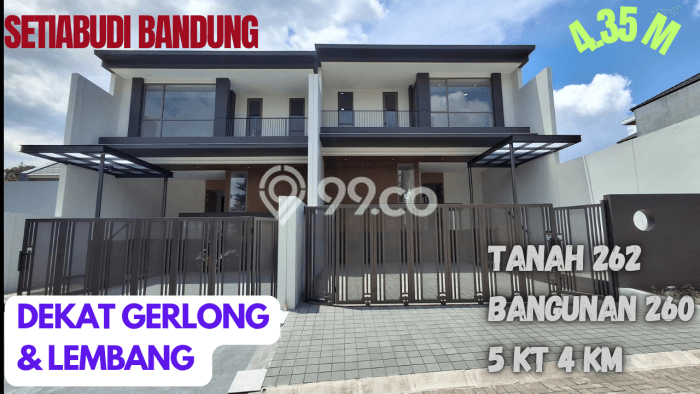 For Sale! Premium House LT 262m2 Desain Modern di Pondok Hijau For Sale! Premium House LT 262m2 Desain Modern di Pondok Hijau
