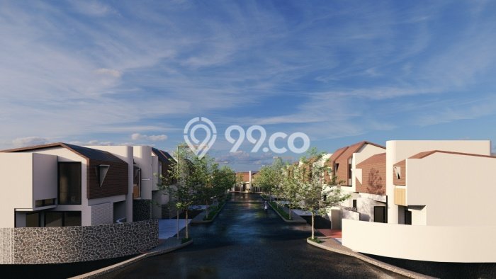 Rumah Strategis Modern Lb 110m2 di Coblong, Bandung Rumah Strategis Modern Lb 110m2 di Coblong, Bandung