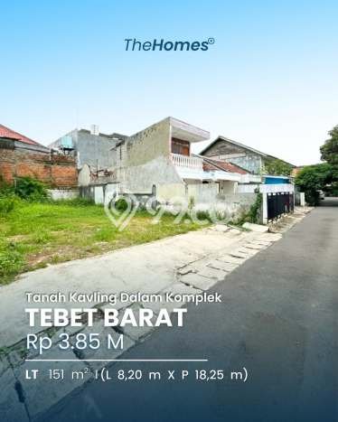Kavling Tanah Dijual di Tebet Jakarta Selatan Spesifikasi 151m2 Kavling Tanah Dijual di Tebet Jakarta Selatan Spesifikasi 151m2