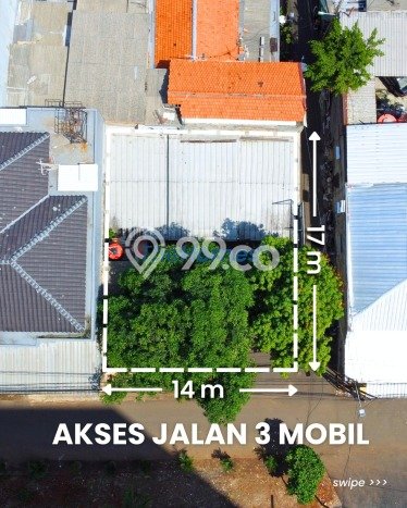 Tanah Dijual Lokasi Tebet, Jakarta Selatan Luas 238m2 Legalitas Aman Tanah Dijual Lokasi Tebet, Jakarta Selatan Luas 238m2 Legalitas Aman