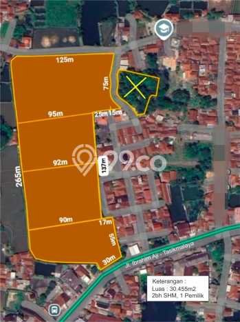 Tanah Kavling untuk Dijual di Indihiang Tasikmalaya 30455m2 Tanah Kavling untuk Dijual di Indihiang Tasikmalaya 30455m2