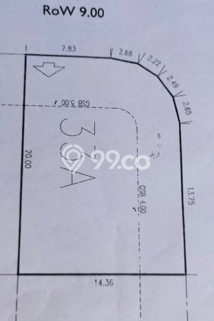 Dijual Tanah di , Luas 279m2m², Kawasan Asri Dijual Tanah di , Luas 279m2m², Kawasan Asri