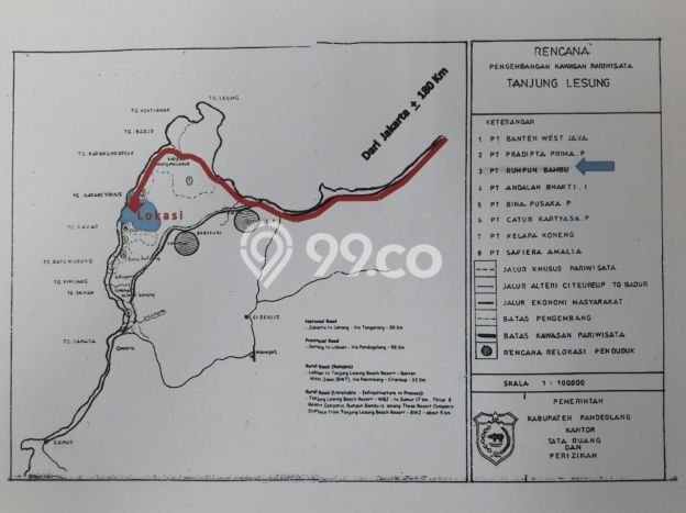 Untuk Dijual Tanah di Pandeglang, Luas 900000m2 - Untuk Dijual Tanah di Pandeglang, Luas 900000m2 -