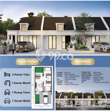 Rumah Modern 2 KT di Cimuning Bekasi Unfurnished Rumah Modern 2 KT di Cimuning Bekasi Unfurnished