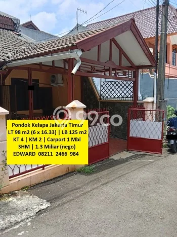 Hunian Nyaman Asri 4 KT Siap Pakai di Pondok Kelapa Jakarta Timur Hunian Nyaman Asri 4 KT Siap Pakai di Pondok Kelapa Jakarta Timur