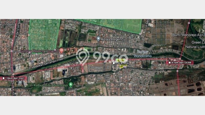 Kavling Tanah untuk Dijual di Wonorejo, Surabaya, Luas 14050m2 Kavling Tanah untuk Dijual di Wonorejo, Surabaya, Luas 14050m2