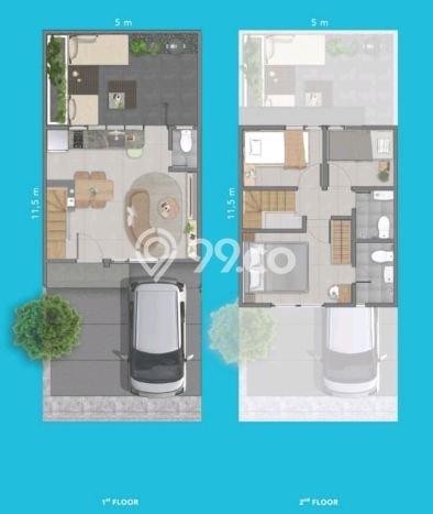Rumah Luas Asri 3 KT Siap Huni di BSD Tangerang Rumah Luas Asri 3 KT Siap Huni di BSD Tangerang