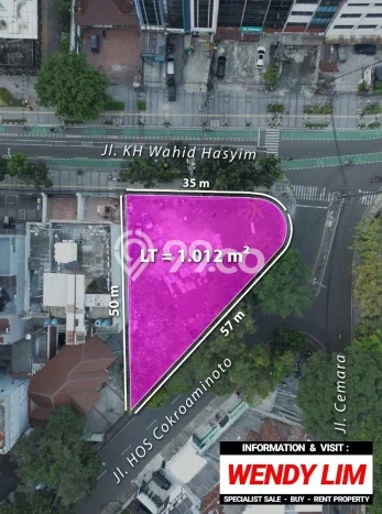 Lahan Kosong Dijual di Menteng, Jakarta Pusat, Luas 1012m2 Area Strategis Lahan Kosong Dijual di Menteng, Jakarta Pusat, Luas 1012m2 Area Strategis