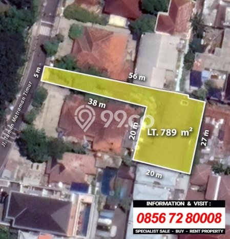 Rumah Eksklusif Dijual LT 789m2 di Menteng, Jakarta Pusat Rumah Eksklusif Dijual LT 789m2 di Menteng, Jakarta Pusat