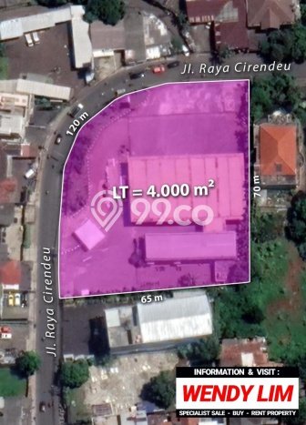 Unit Komersial Dijual di Ciputat Timur Tangerang Selatan 1200m2 Unit Komersial Dijual di Ciputat Timur Tangerang Selatan 1200m2